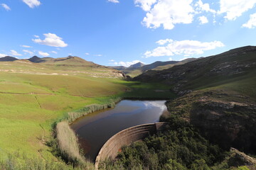 river in the mountains