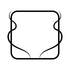 abstract square frame
