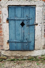 Eine alte Holztür