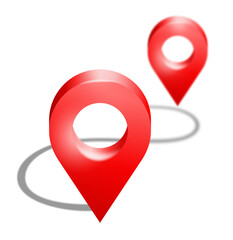 Travel path - dotted curve line with geo markers and route points - isolated illustration for tourism or delivery companies