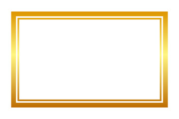 Obraz premium gold rectangle frame 