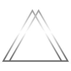 silver triangle frame
