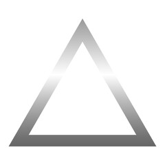 silver triangle frame
