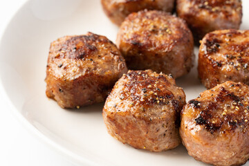 成型肉のステーキ