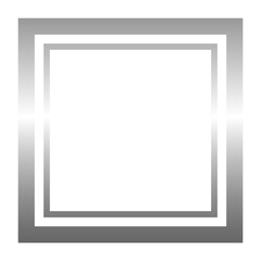 silver square frame
