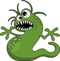 Monster Creepy Cute Doodle Funny Character - 25 - Collection de dessins animés de monstres d& 39 Halloween