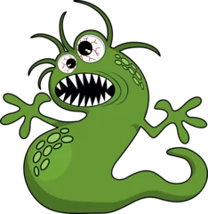 Cercles muraux Dessiner Monster Creepy Cute Doodle Funny Character - 25 - Collection de dessins animés de monstres d& 39 Halloween
