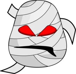 Foto op Aluminium Draw Monster Creepy Cute Doodle grappig karakter - 19 - Halloween Monsters Cartoon Collection