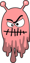 Monster Creepy Cute Doodle Funny Character - 7 - Collection de dessins animés de monstres d& 39 Halloween
