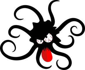 Monster Creepy Cute Doodle Funny Character - 3 - Collection de dessins animés de monstres d& 39 Halloween