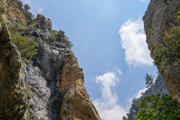 Sapadere Canyon near Alanya. Landscape in Turkey.

