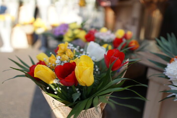 bouquet of tulips