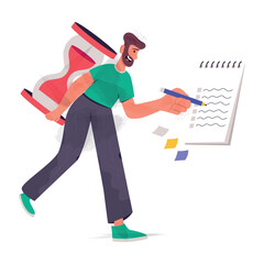 Manager character illustration