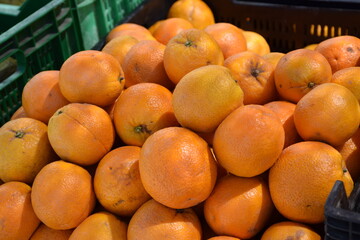 Naranjas de mesa para comer.