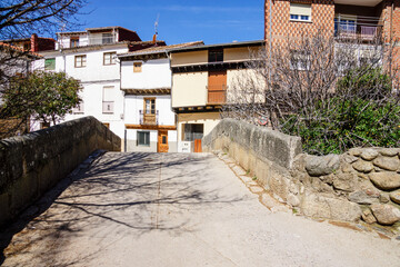 Fototapeta na wymiar pueblo de Tornavacas, valle del Jerte, Cáceres, Extremadura, Spain, europa