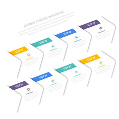 Business Strategic Infographic Design Illustration