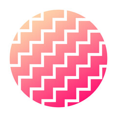 gradient round split shape
