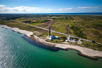 Leuchtturm und Meer in Skagen Dänemark