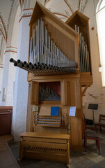 Organ pipe with Horizontal Trumpet