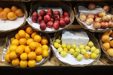 Fruit market in Beziers, France
