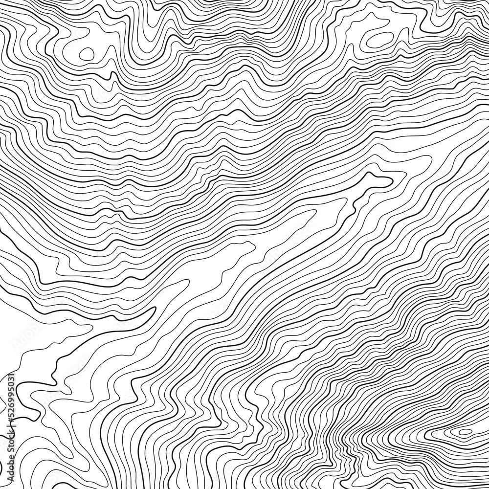 Poster the stylized height of the topographic contour in lines and contours. the concept of a conditional g