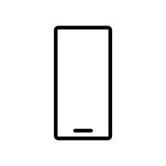 mobile phone icon design. simple illustration of merchandise product design