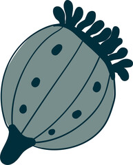 Wild meadow, marsh, forest plants, botanical illustration in boho style for decorating weddings and celebrations, designing social networks, postcards and fabrics