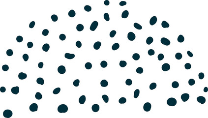 Shapes and geometric abstraction and decorative line art elements in boho style with plants