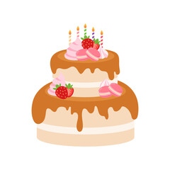 birthday cake, fruit cake, caramel cake, chocolate cake, wedding cake, party