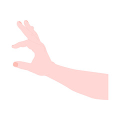 hand illustration on a transparent background