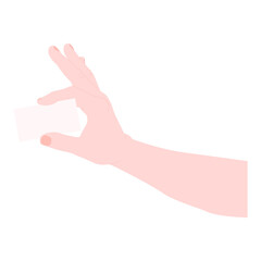 hand illustration on a transparent background