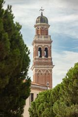 Fototapeta na wymiar Ancient bell tower