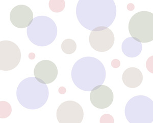 ランダムな水玉模様　背景　壁紙