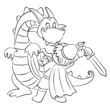 Premium Vector  Coloring page of a cartoon character with the title dragon  ball z.