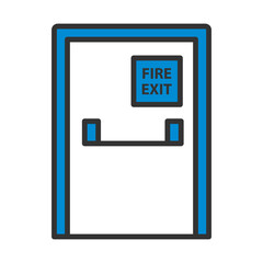 Fire Exit Door Icon