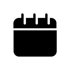 calendar glyph icon