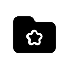 folder glyph icon