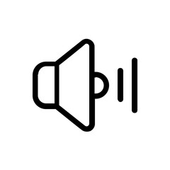 speaker line icon