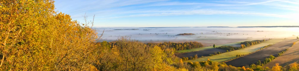 Foto op Canvas Panoramic view of a beautiful autumn landscape © Lars Johansson
