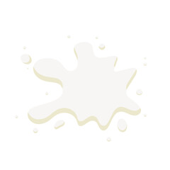 milk packing, glass of milk on white,dairy products background. Icon,Vector,illustration cartoon style.