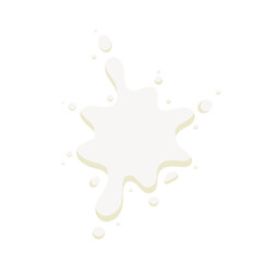 Fototapeta premium milk packing, glass of milk on white,dairy products background. Icon,Vector,illustration cartoon style.