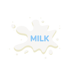 milk packing, glass of milk on white,dairy products background. Icon,Vector,illustration cartoon style.