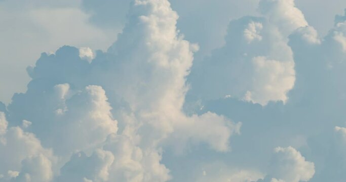 Amazing Time-lapse video The huge clouds were moving as fast as life. Cloud texture background animated. 4k 4096x2160p