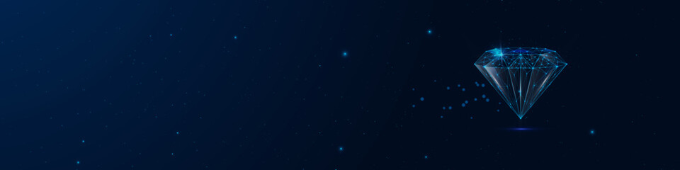 LinkedIn futuristic abstract background. Server, internet, speed. Futuristic tunnel HUD. Motion graphics for an abstract data center . wireframe , background and Dotted texture template.