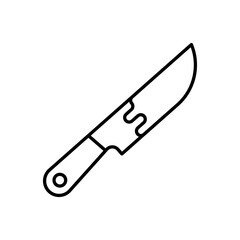 Knife icon in vector. Logotype