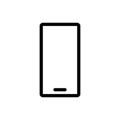mobile phone icon design. simple illustration of music application and multimedia navigation on smartphone device