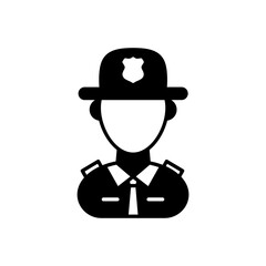 State Trooper icon in vector. Logotype