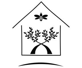 monochrome logo environment nature protection