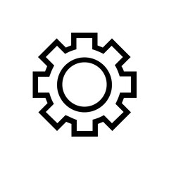 settings line icon