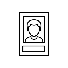 Most Wanted icon in vector. Logotype